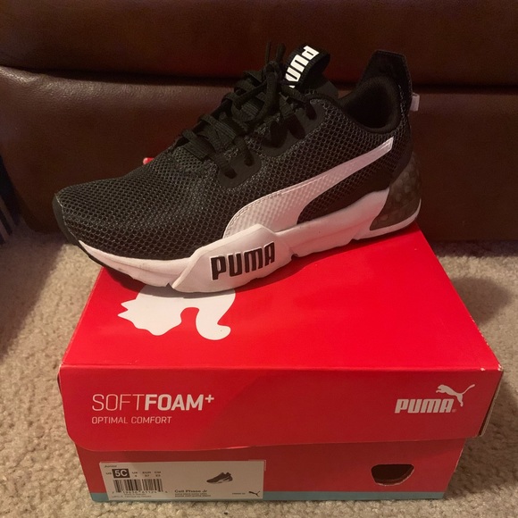 Puma Shoes | Puma Cell Phase Running Shoes | Color: Black/White | Size: 5b | Kbrandi's Closet
